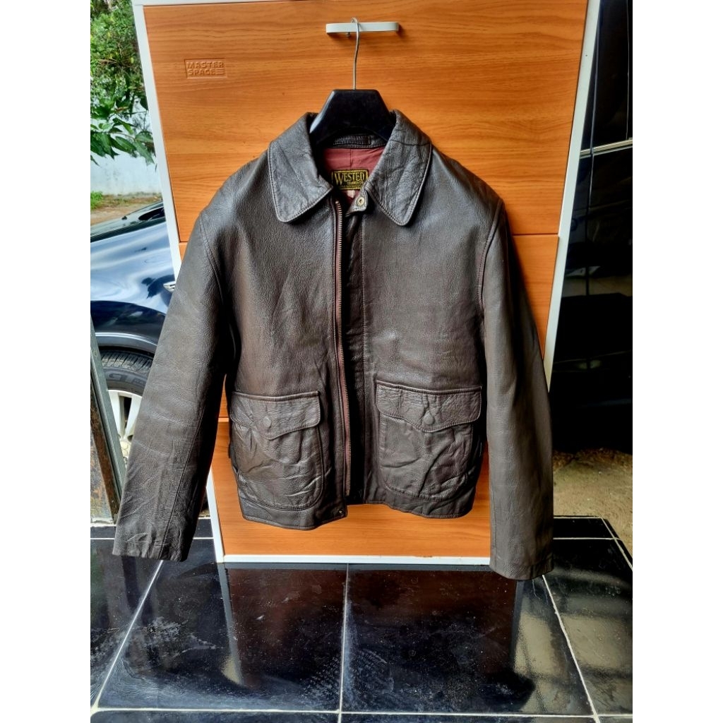 Jaket Kulit Indiana Jones Wested Leather Original Hollywood like Schott RBC Vanson Harley Aero Vinta