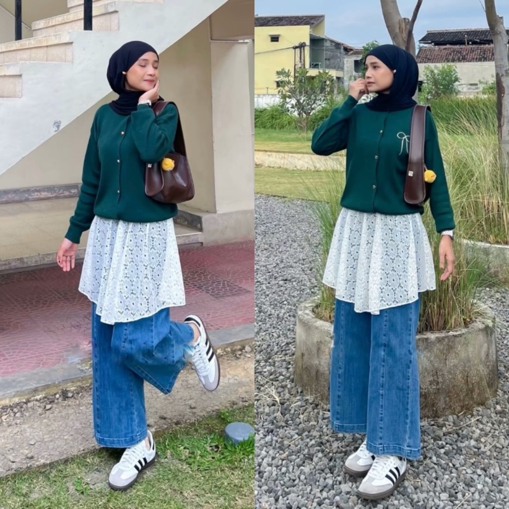 Jessie Lace Skirt / rok brukat lace korean style