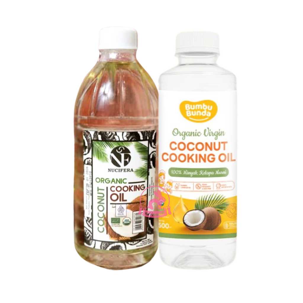 6+ BUMBU BUNDA NUCIFERA COCONUT COOKING OIL 500ml MINYAK KELAPA MPASI