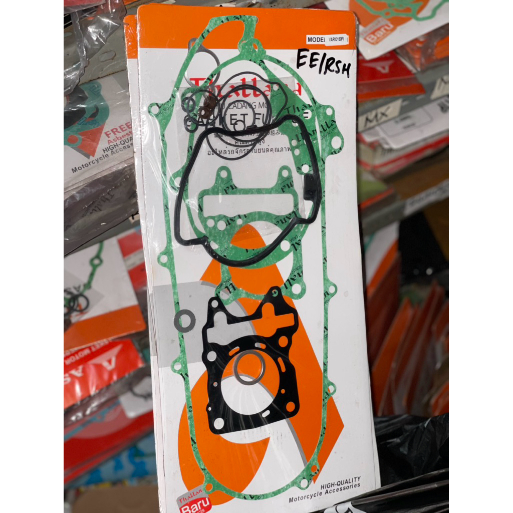 [1 SET] GASKET FULLSET VARIO 150 FI MERK THALLAND GASKET SET PAKING FULSET MOTOR VARIO 150 PACKING F
