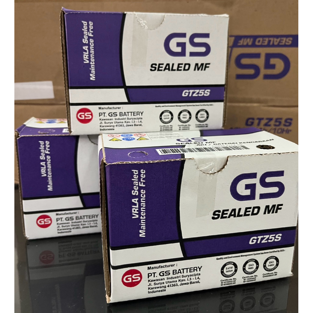 Accu GS GTZ5S 12V / Accu GS Karisma / Aki GS Original