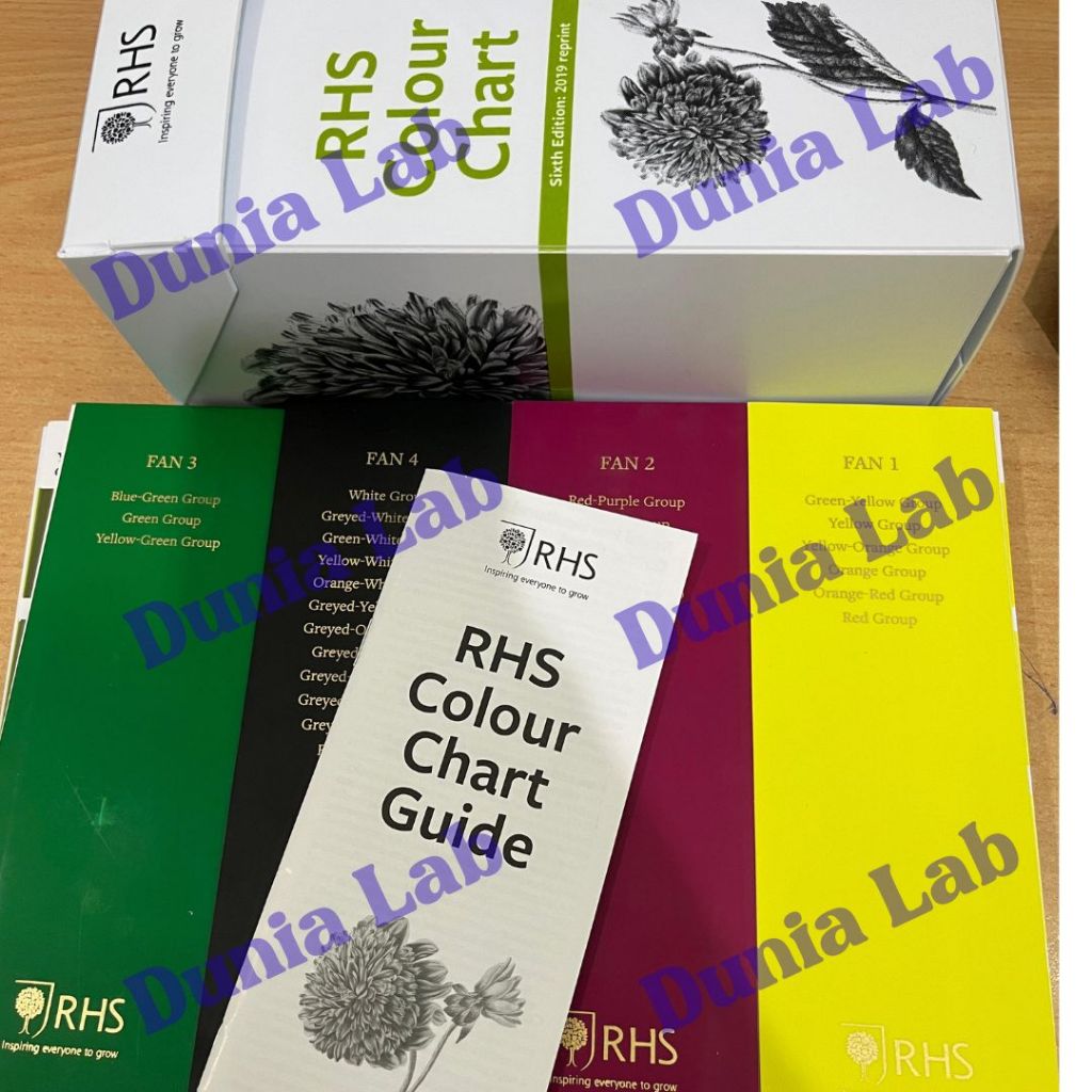 RHS Colour Chart Sixth Edition 2019 Reprint Murah