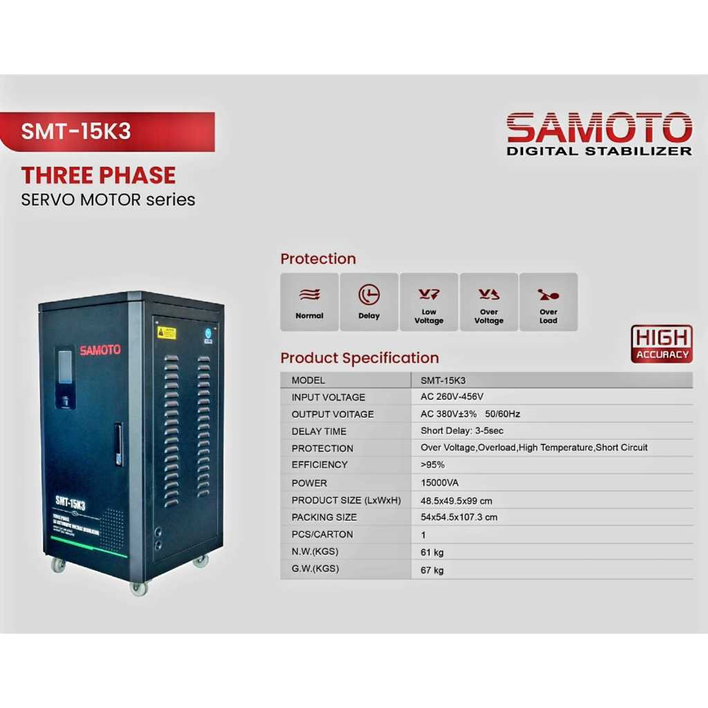 Stabilizer Samoto 15000 VA 3 Phase
