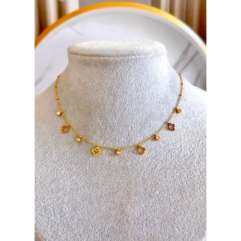 KALUNG RANTAI TITANIUM GOLD