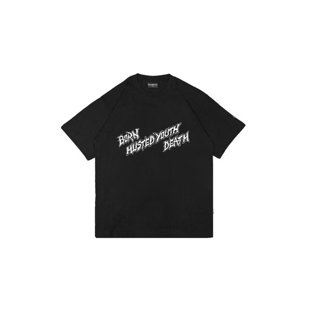 HUSTED YOUTH - NOES BLACK T-Shirt