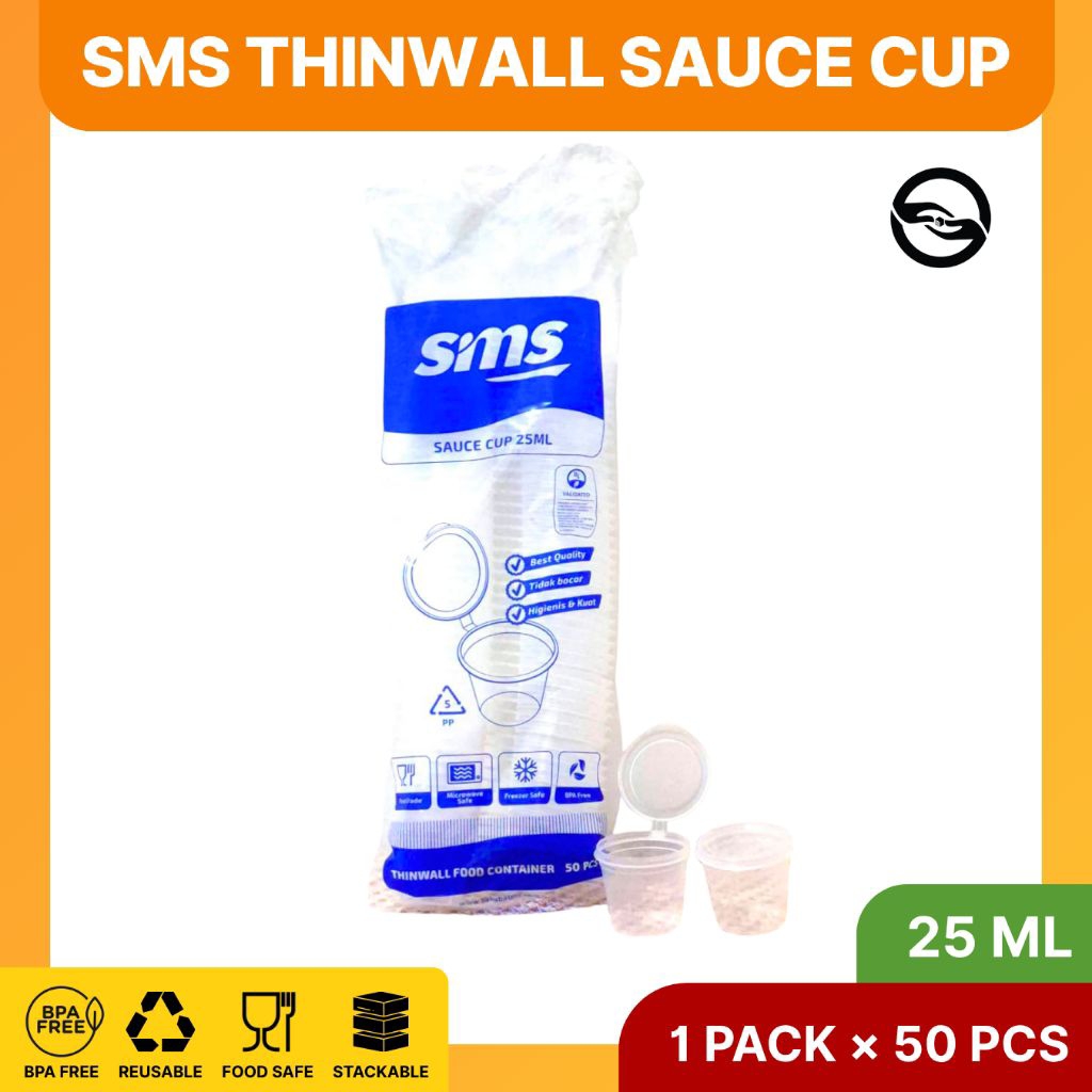 Thinwall Sauce Cup/Cup Sambal 25ml
