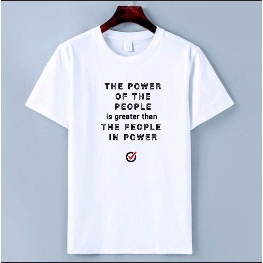 kaos 'the power of the people is greater than the people in power''