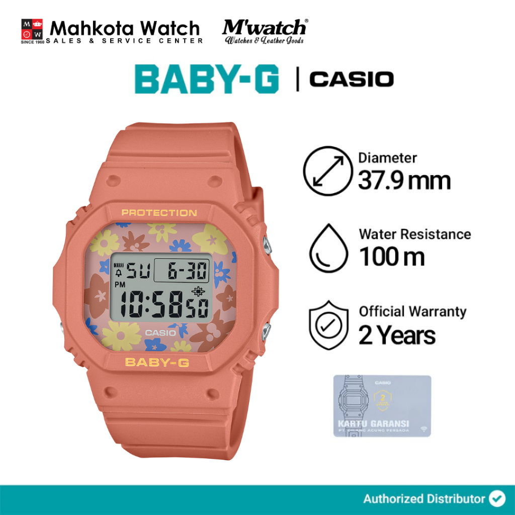 JAM TANGAN WANITA CASIO BABY-G BGD 565RP 4DR