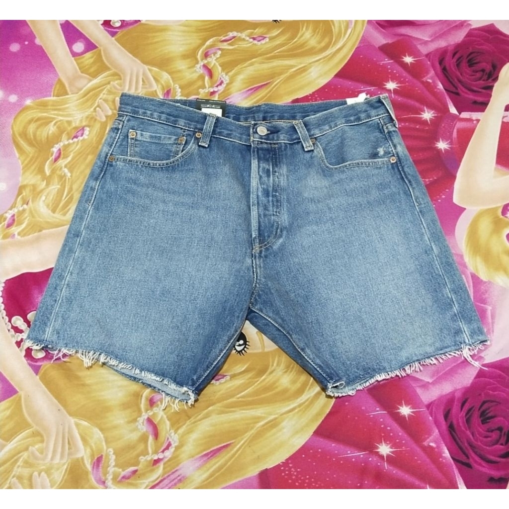 Celana Pendek Blue Wash 501 size 32 dan 34