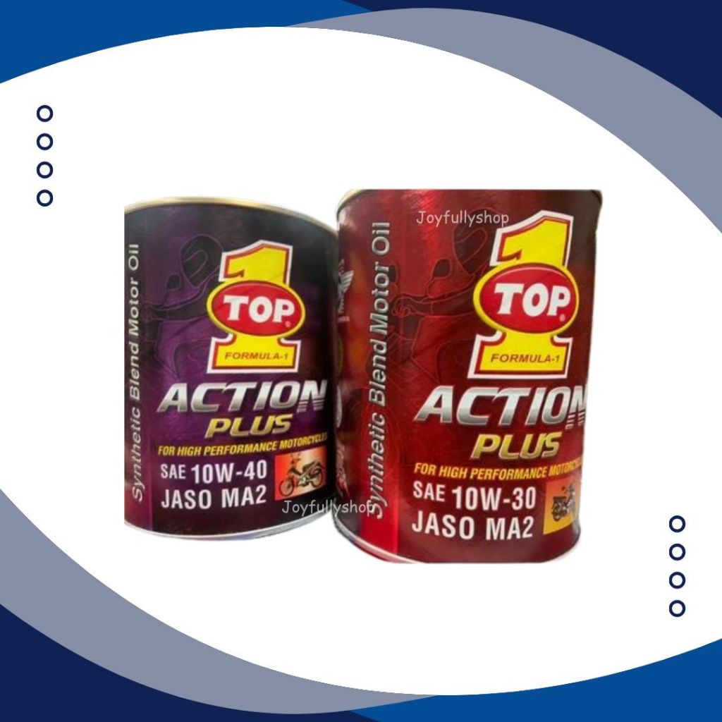 OLI TOP 1 ACTION PLUS 10W30 JASO MA2 800 PROMO OLI TOP1 4TAK KALENG