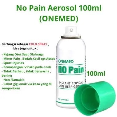 No Pain Onemed – Spray Anestesi Kulit / Penghilang Nyeri Sementara