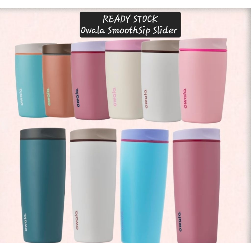 Owala SmoothSip Slider Coffee Tumbler 12 / 20 Oz