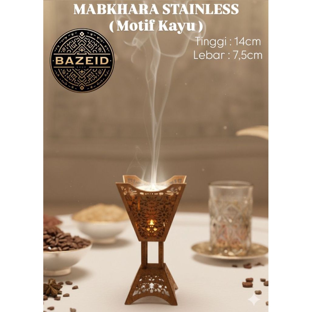 BAKARAN DUPA MANUAL SAUDI / MABKHARA MANUAL STAINLESS