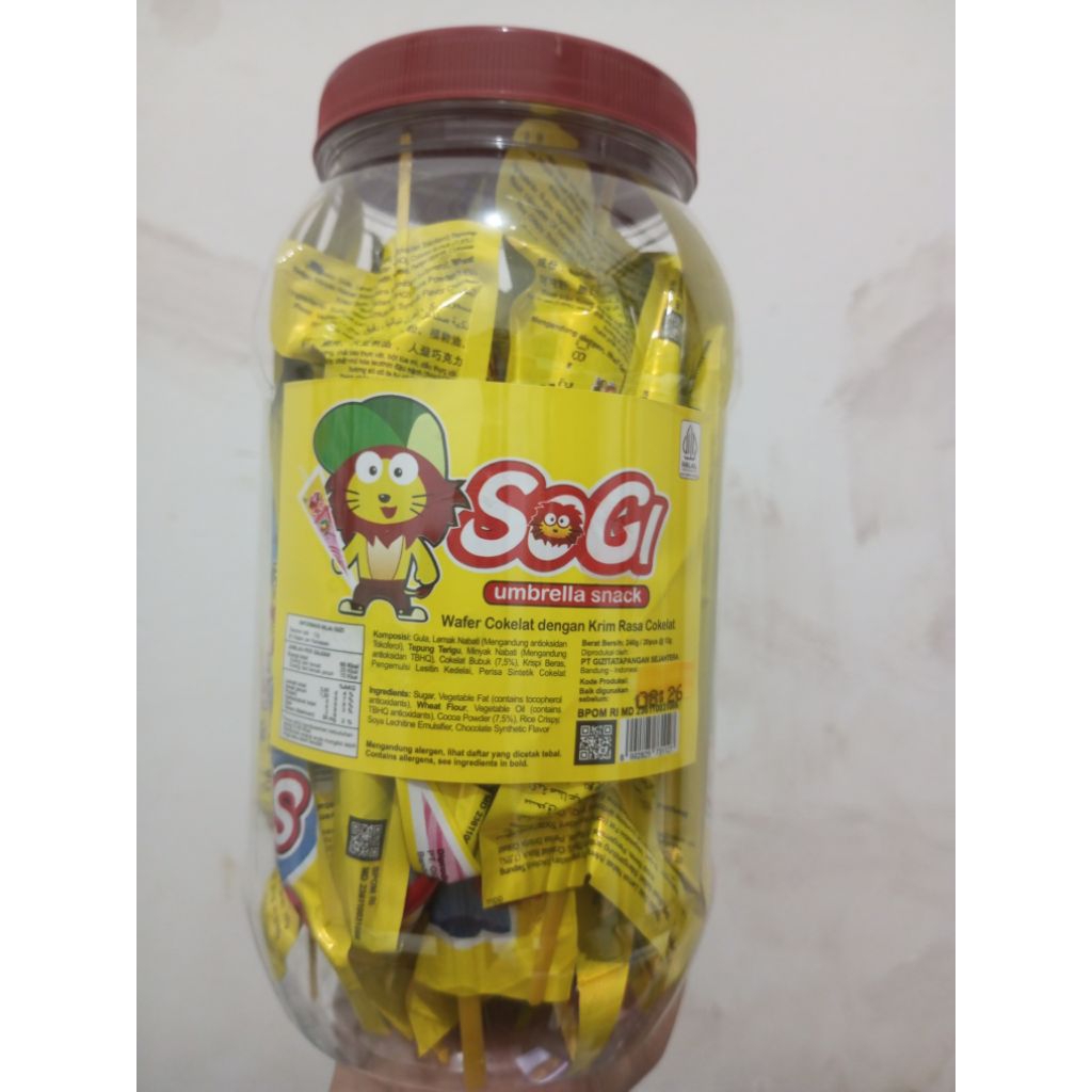 MOOD Coklat Payung Sogi Isi 20pcs