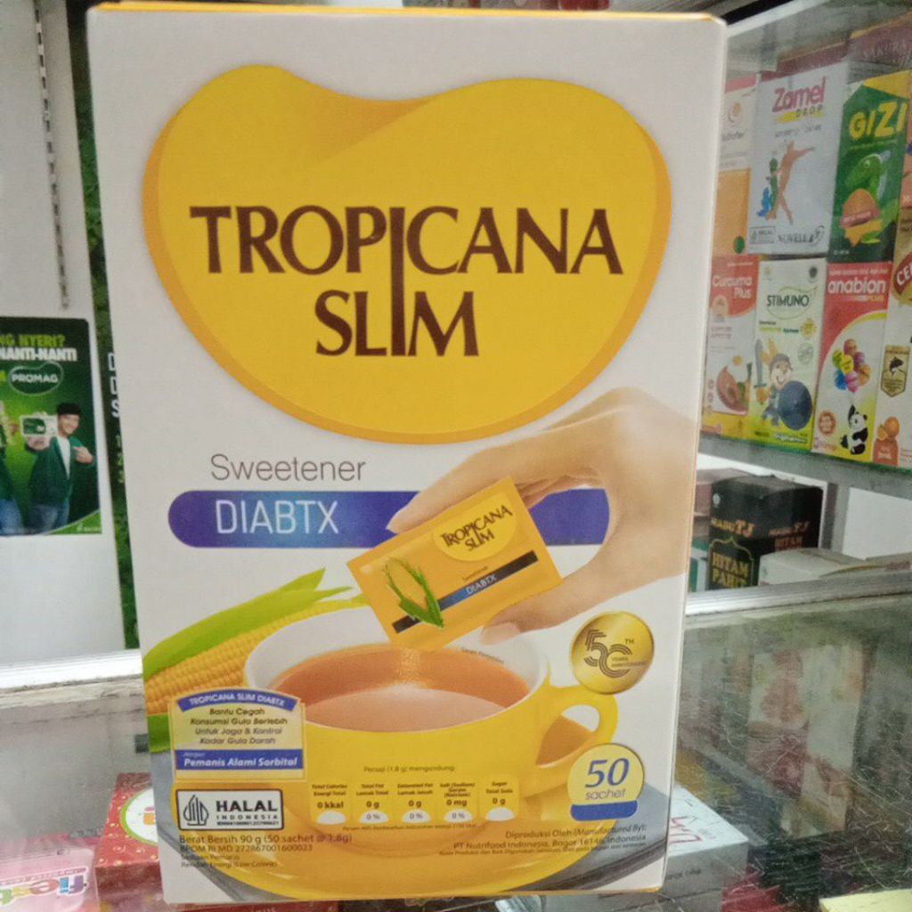 tropicana slim diabtx 50 sachet