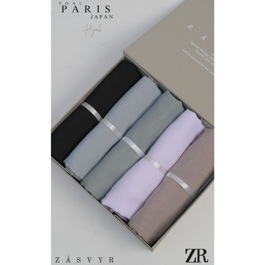 ZÁSVYR Hijab - Voal Paris Japan Sage Green