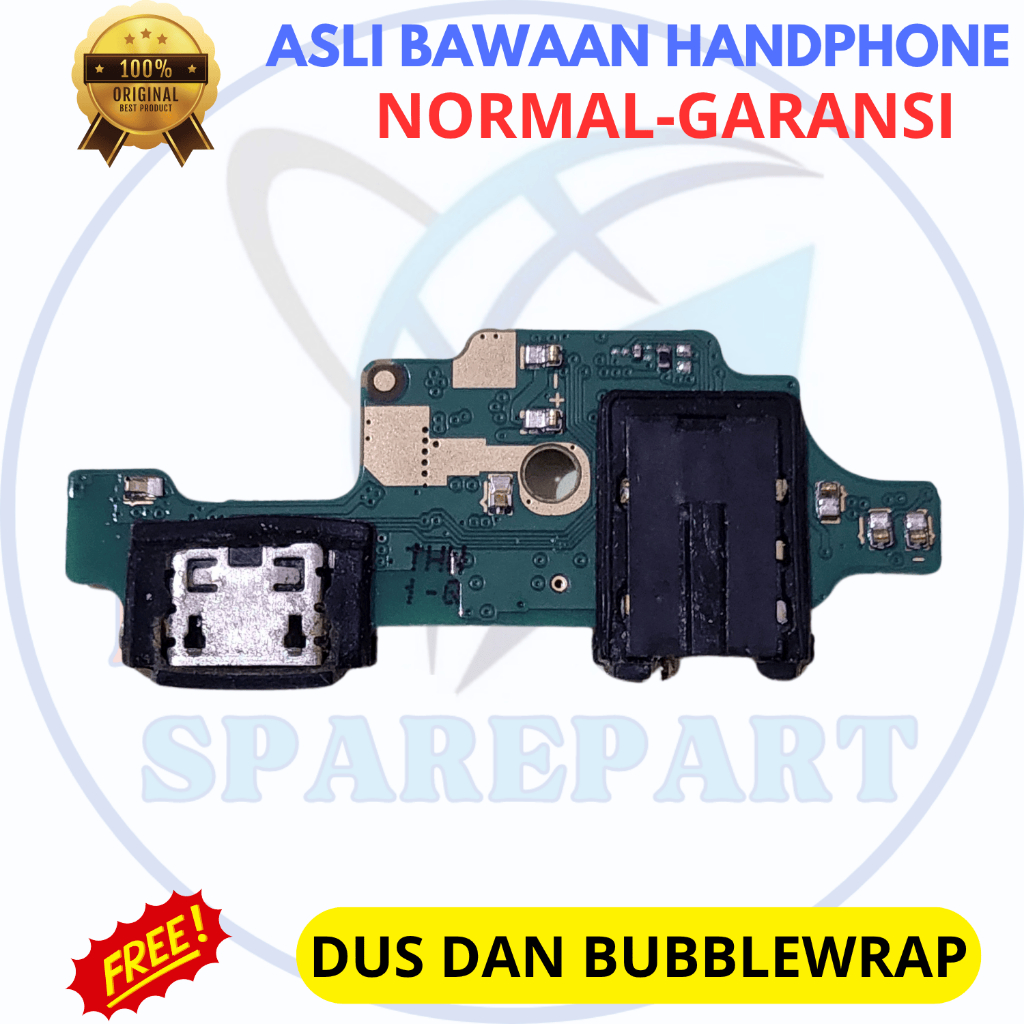 Board papan konektor cas hp Infinix Smart 3 plus - asli original copotan cabutan bawaan