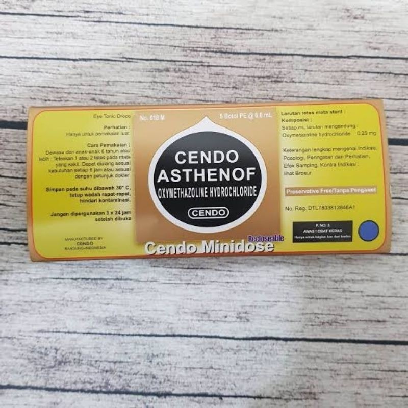 CENDO ASTHENOF / ASTENOF MINIDOSE MD TETES MATA