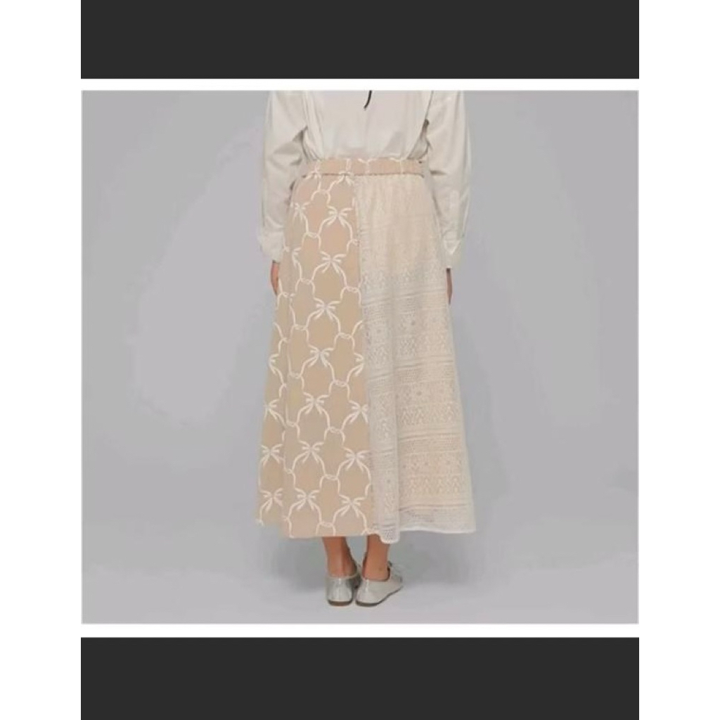 Cottonink studio x ikyk pink osaki skirt size L preloved