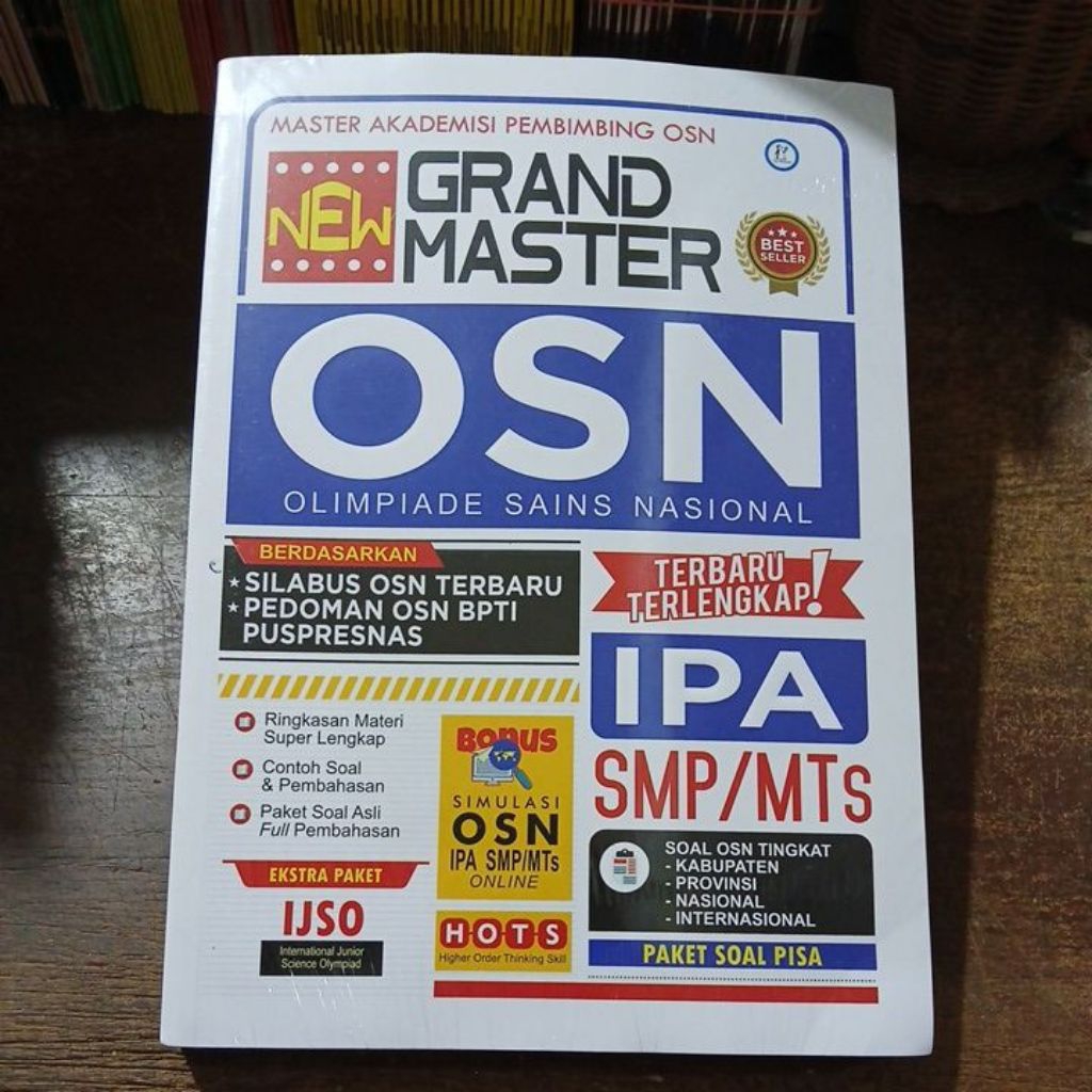 New Grand Master OSN Olimpiade Sains Nasional IPA SMP/MTs / OSN IPA SMP/MTs