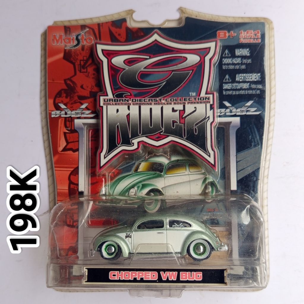 Diecast Collection Maisto Ridez Chopped VW Volkswagen Beetle Bug Chopper Hot Rod