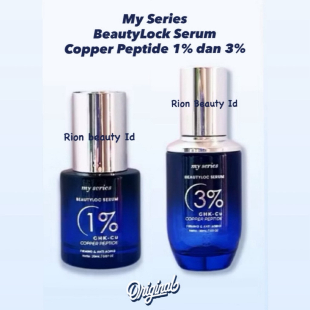 [READY] New Formula My Series BeautyLoc Copper Peptide 1% dan 3% Serum Wajah Glowing Bopeng Skin Bar