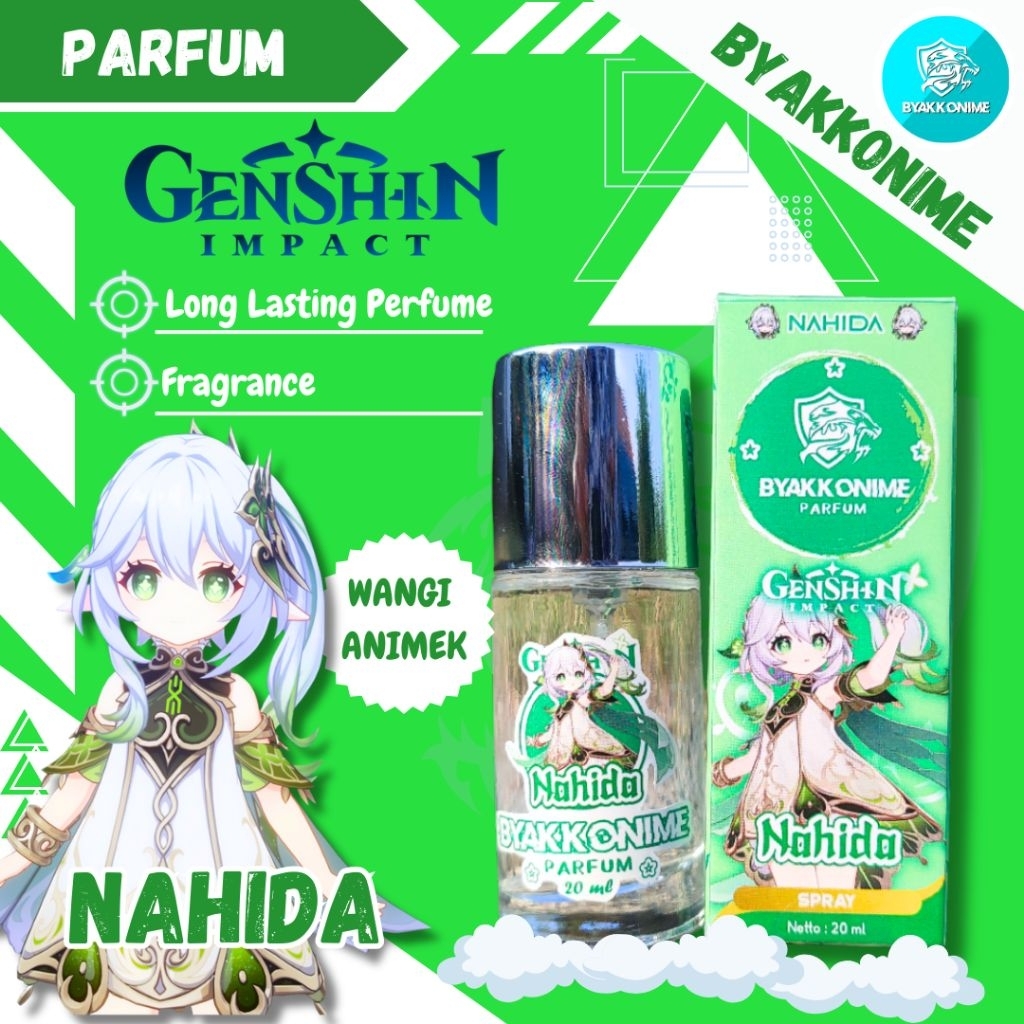 GENSHIN IMPACT PARFUM (20ml) - Perfume Nahida Genshin Impact | BYAKKONIME PARFUMERY