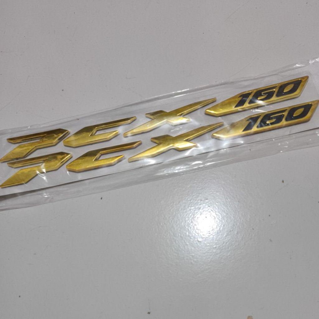 emblem pcx 160 gold sepasang