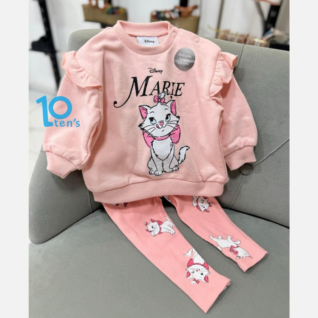{ 0-3th } SETELAN MARIE CAT DISNOY | One Set Anak Perempuan | C3 J