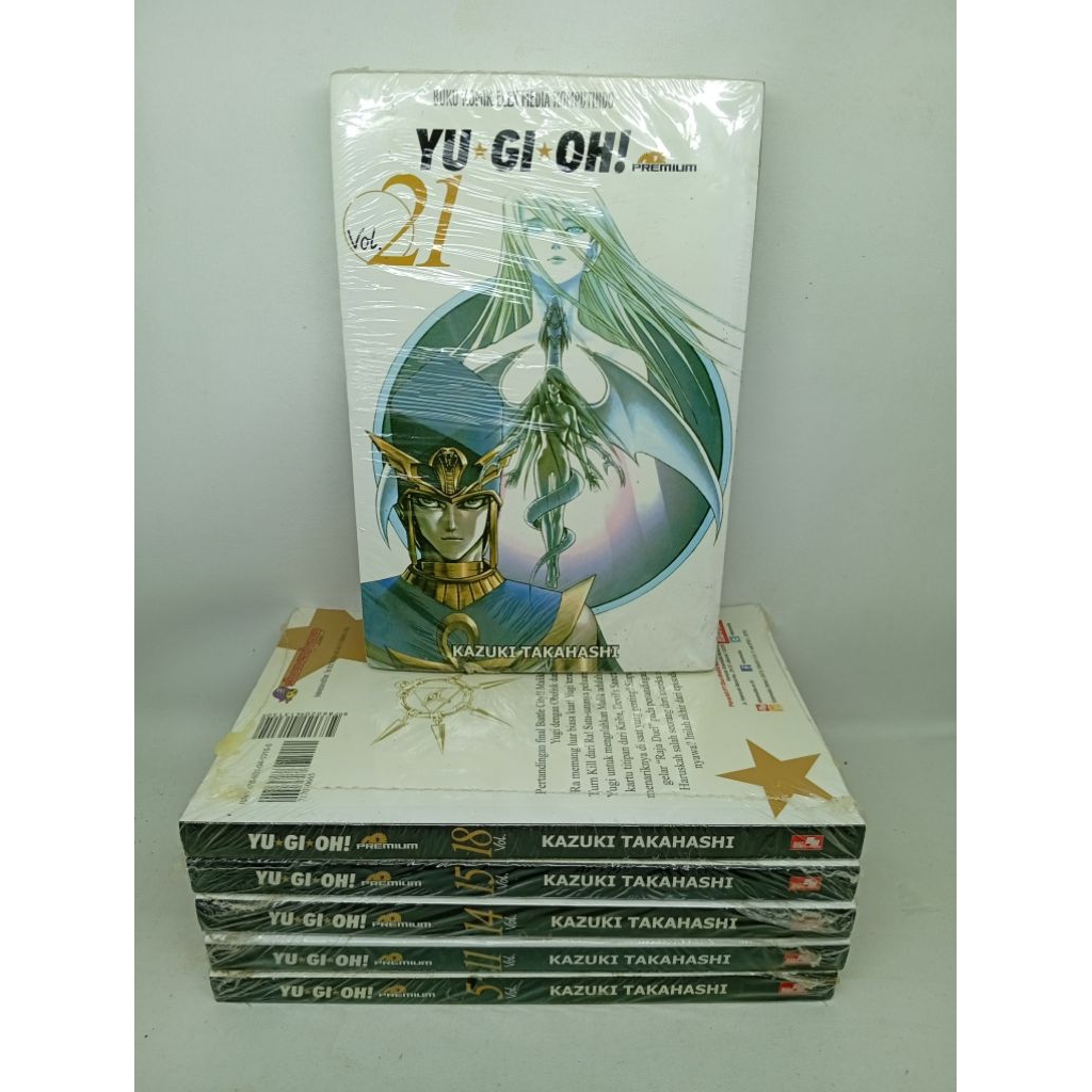 Komik Original YuGiOh Premium Vol. 05, 11, 14, 15,16,17,18,21(Elex Media) (Kazuki Takahashi) (COD)