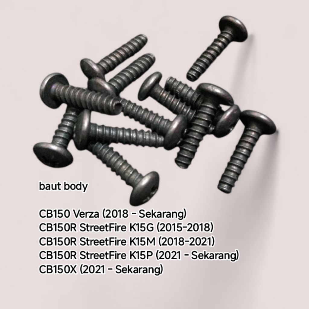 baut body CB 150, CB150R, CB150X, 20pcs