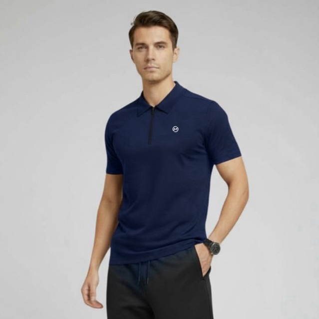 MAZEARA - Kaos Baju Polo Sport Unisex 002 Atasan Olahraga Golf Tennis Gym Fitnes Lari Jogging