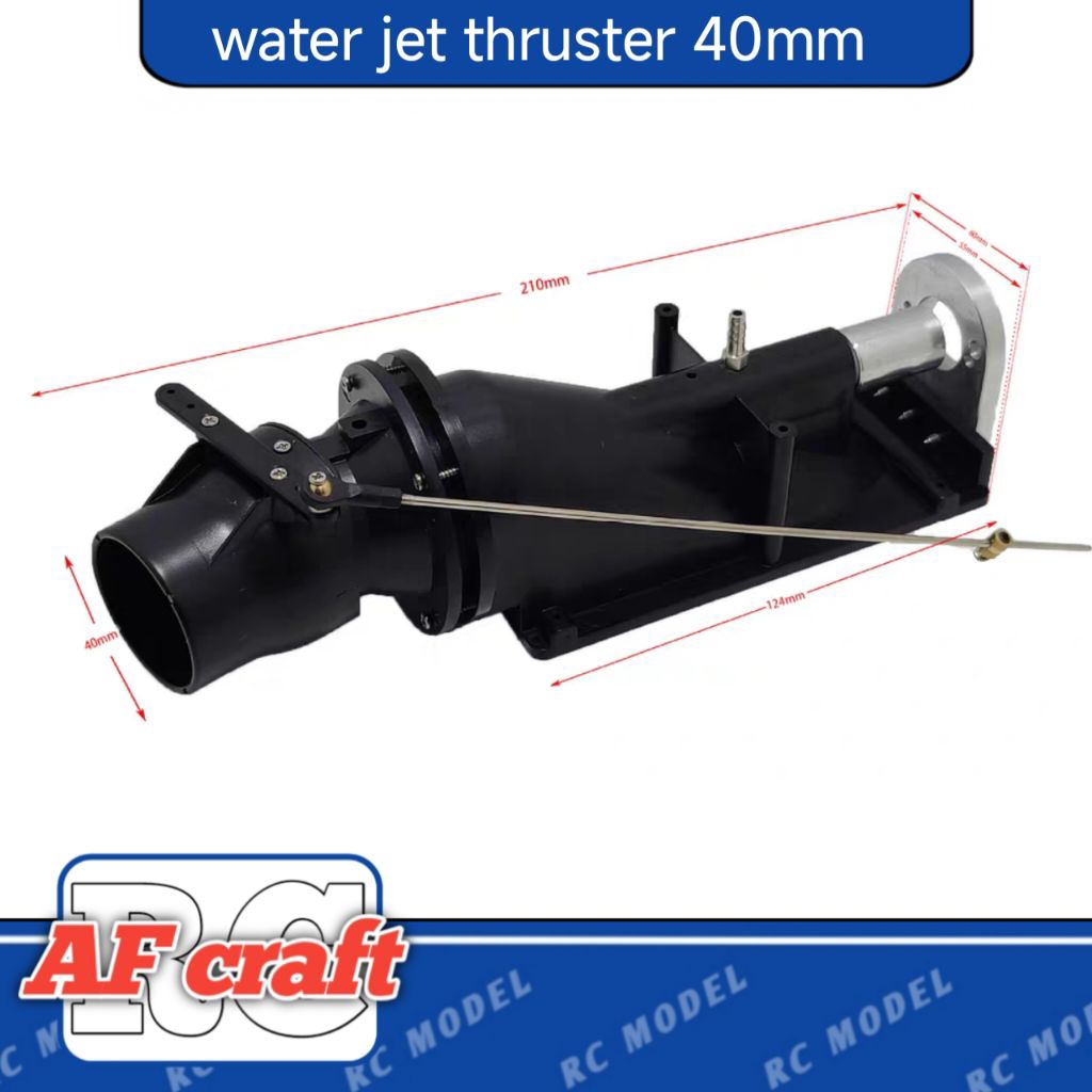 water jet thruster 40mm for Rc boat 80cm-110cm