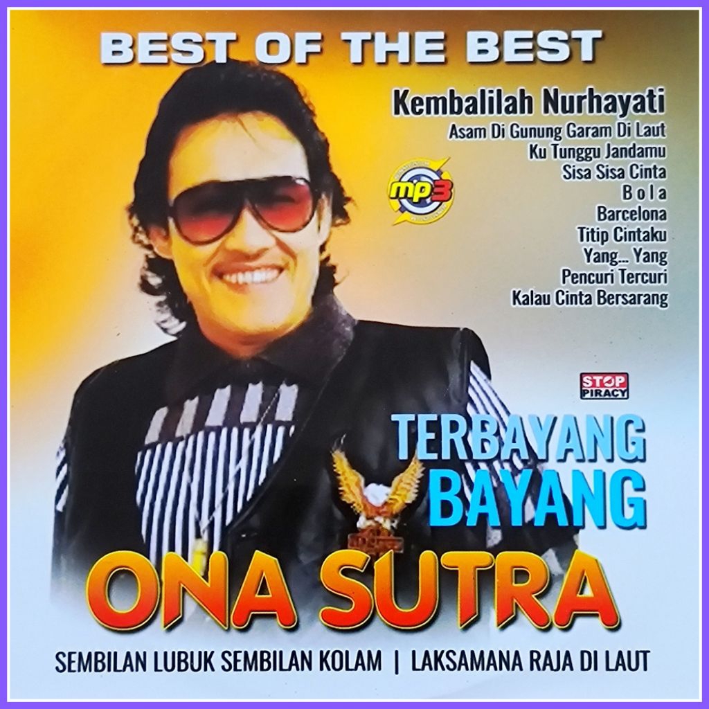 Kaset MP3 Audio 154 Lagu Dangdut Ona Sutra - Yus Yunus - Ashraff Album Pilihan Lengkap