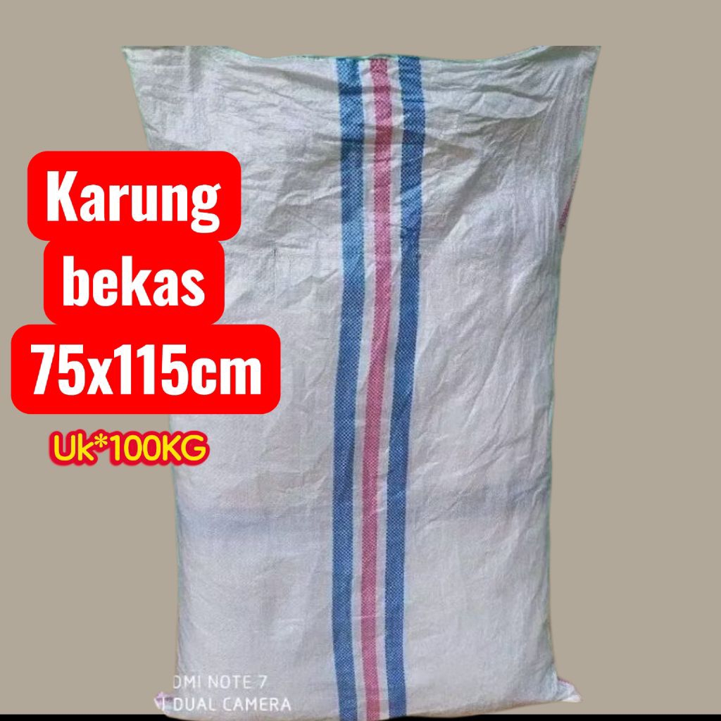 KARUNG PLASTIK BEKAS UK75×115cm  ISI25PCS