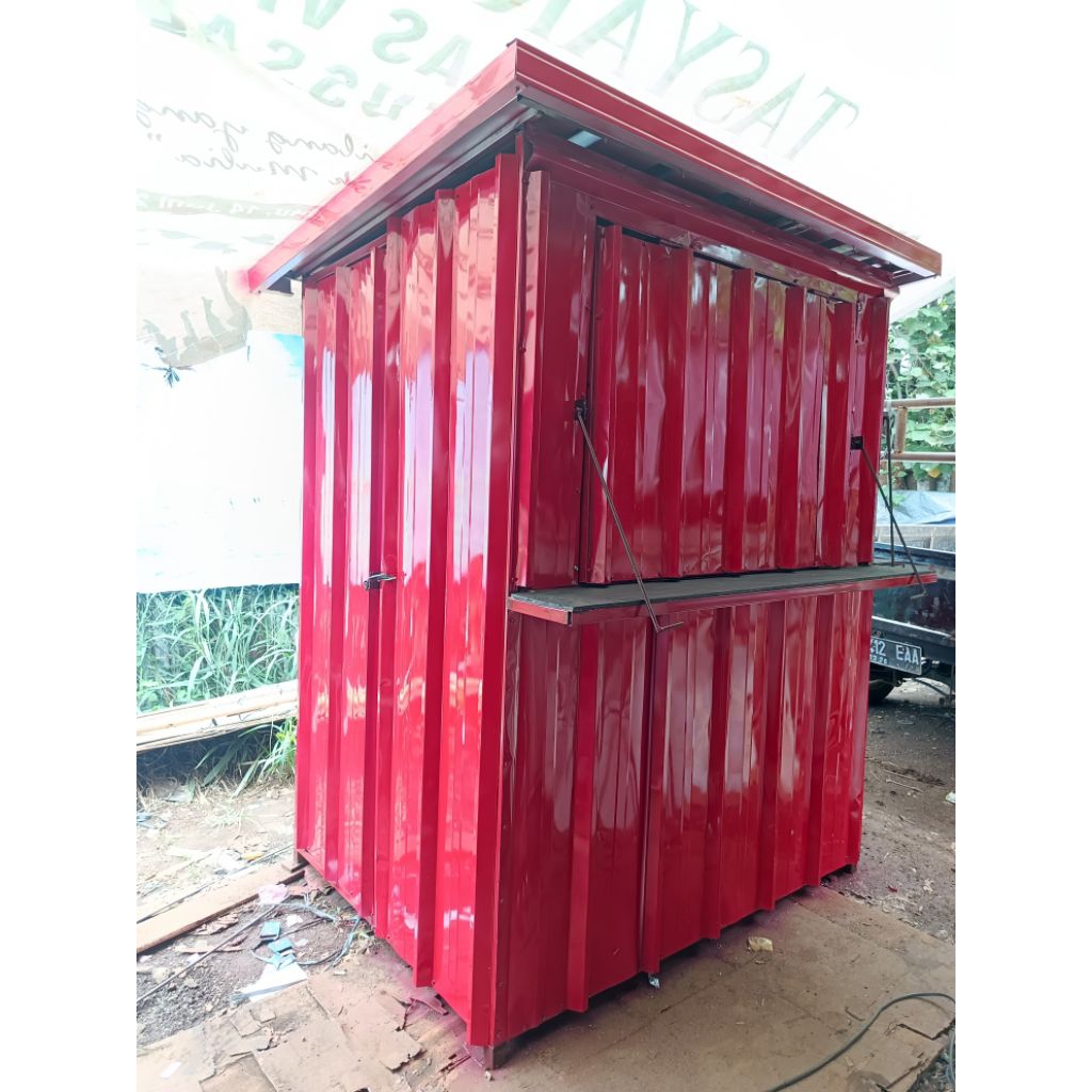 booth kontainer/warung kontainer uk 150x100x200