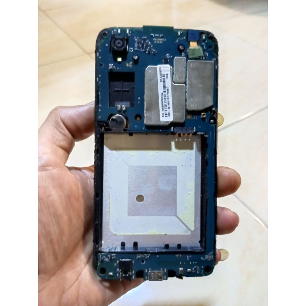 mesin Samsung a2core nyala