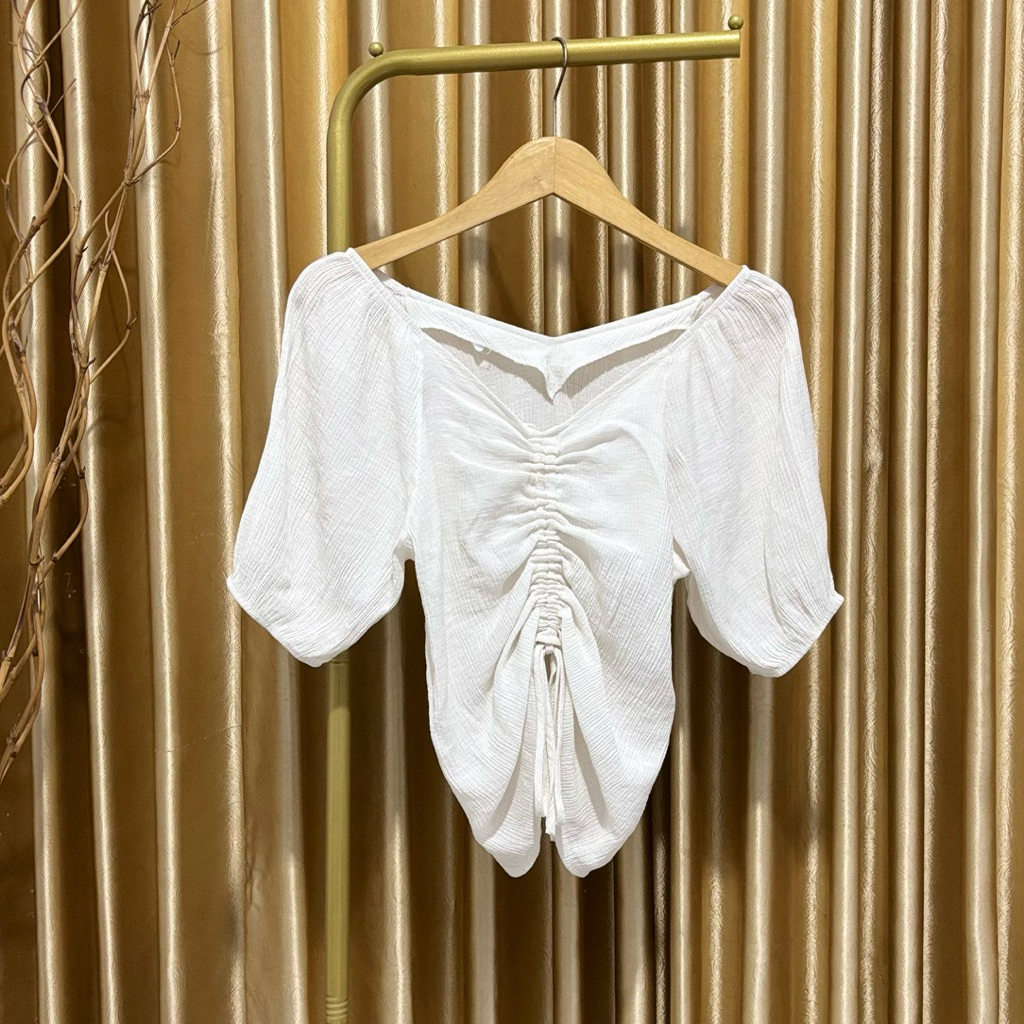 blouse pantai beach outfit baju atasan wanita