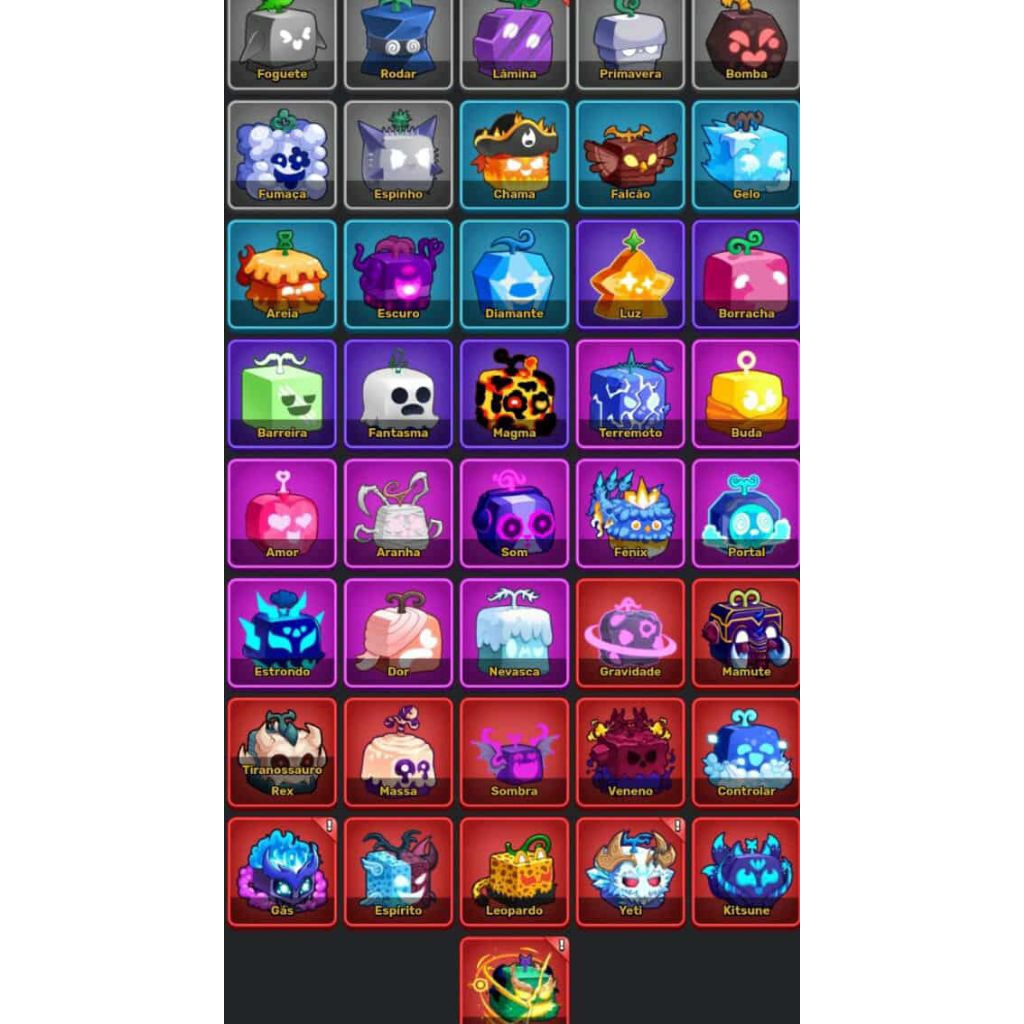 Akun Blox Fruit All Fruit