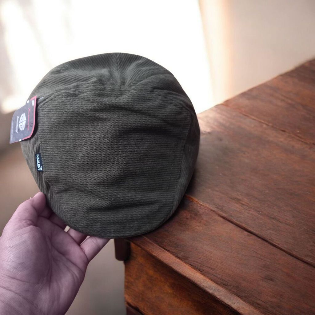 Topi pelukis / topi copet original bahan korduroy