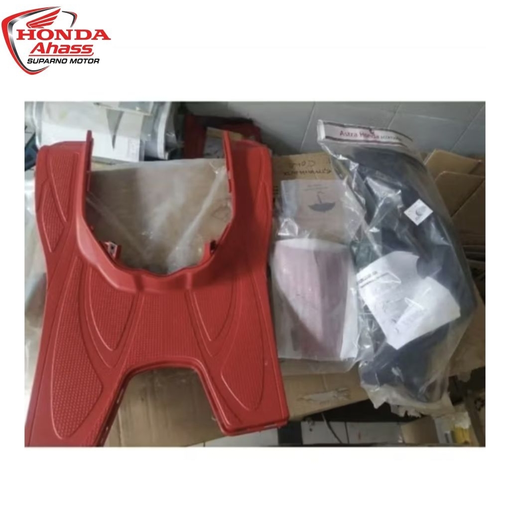 Paket aksesoris black red Beat karburator 08Z50KVY720B