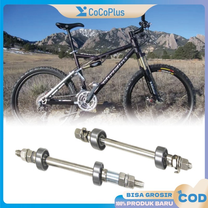 As Roda Depan Belakang Sepeda dengan Bearing untuk Semua Jenis Sepeda Axle Roda MTB BMX Lipat Kualit