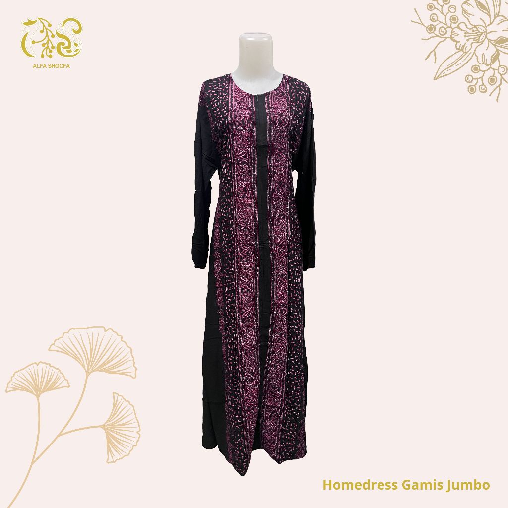 Homedress Daster Gamis Jumbo Batik Kudus