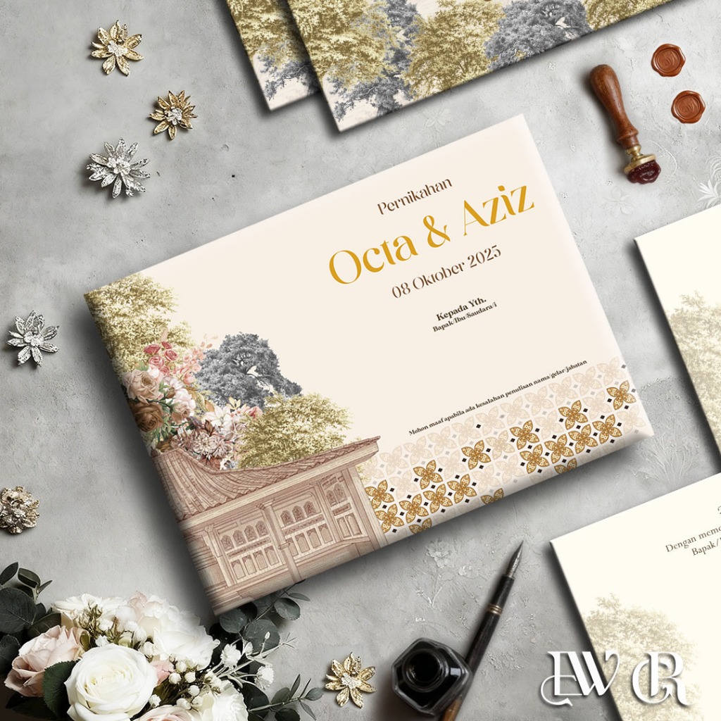 UNDANGAN PERNIKAHAN BLANGKO HARDCOVER + AMPLOP TEMA ADAT UNDANGAN PERNIKAHAN HARD COVER FREE WEBSITE