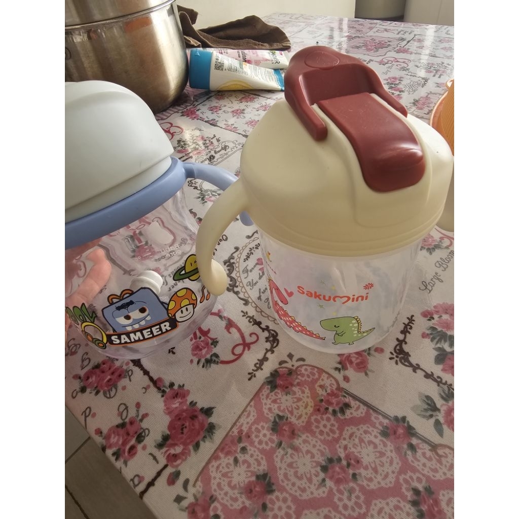 PRELOVED BOTOL MINUM ANAK MPASI 2 SET