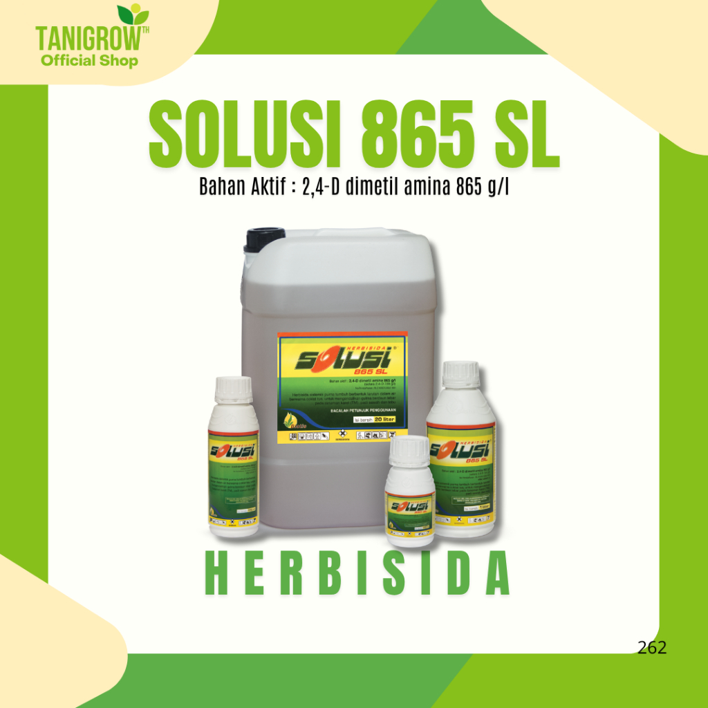 HERBISIDA SOLUSI 865 SL - 400 ML