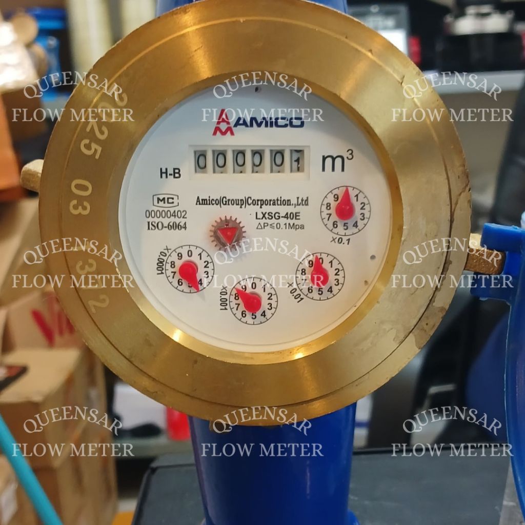 Water Meter AMICO 1,5 Inch DN40mm / Meteran Air AMICO 1,5 Inch DN40mm