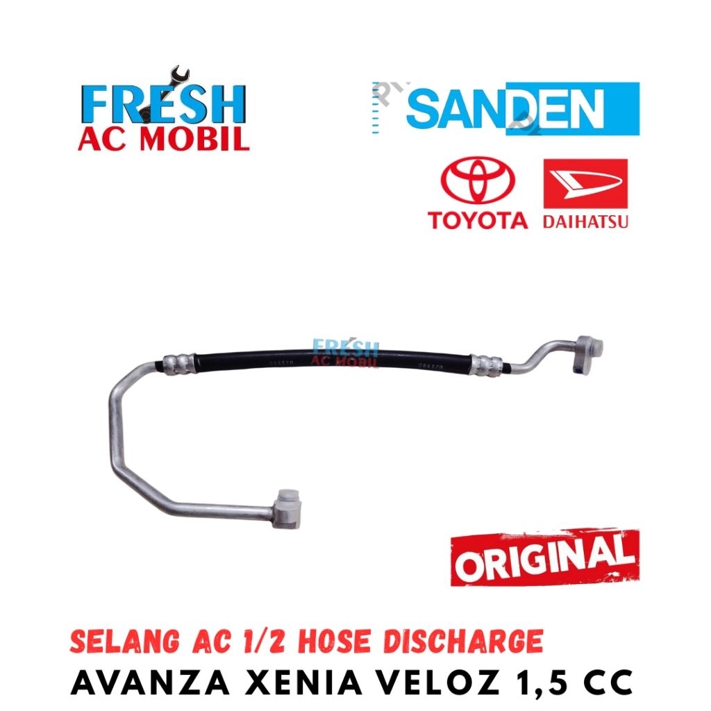 Selang Pipa 1/2 Avanza Veloz 2012 Up Original Sanden Hose Discharge Pipa Selang 1/2 Xenia Avanza Vel