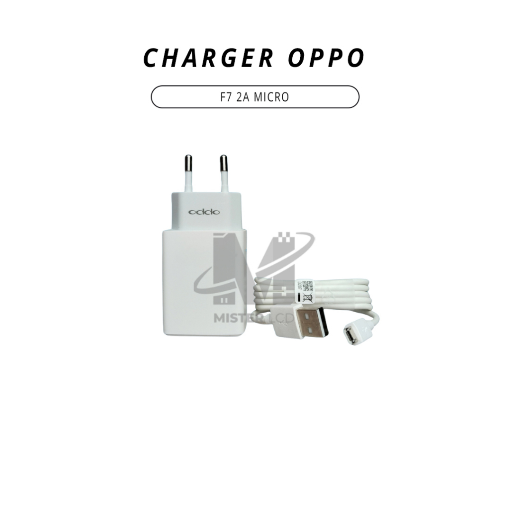 CHARGER MICRO OPPO F7 2A ORI