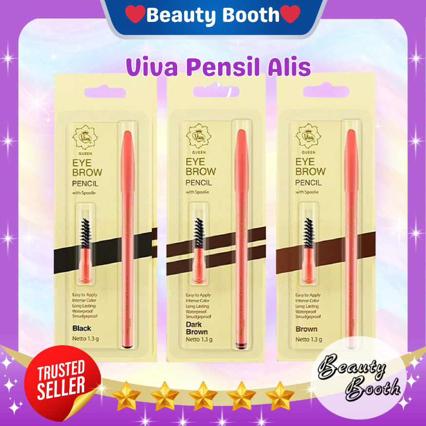 [GROSIR MURAH]  VIVA Eye Brow Pencil / Pensil Alis Viva Pensil Alis Eyebrow - Beautybooth Beauty Boo
